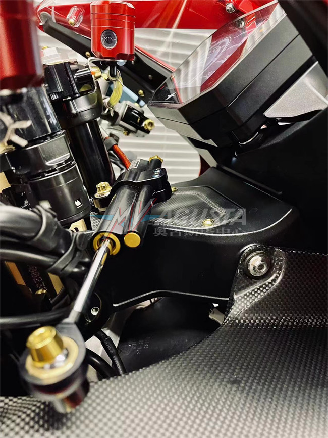 mv agusta奥古斯塔superveloce 800钛尺防甩头ohlins方向阻尼