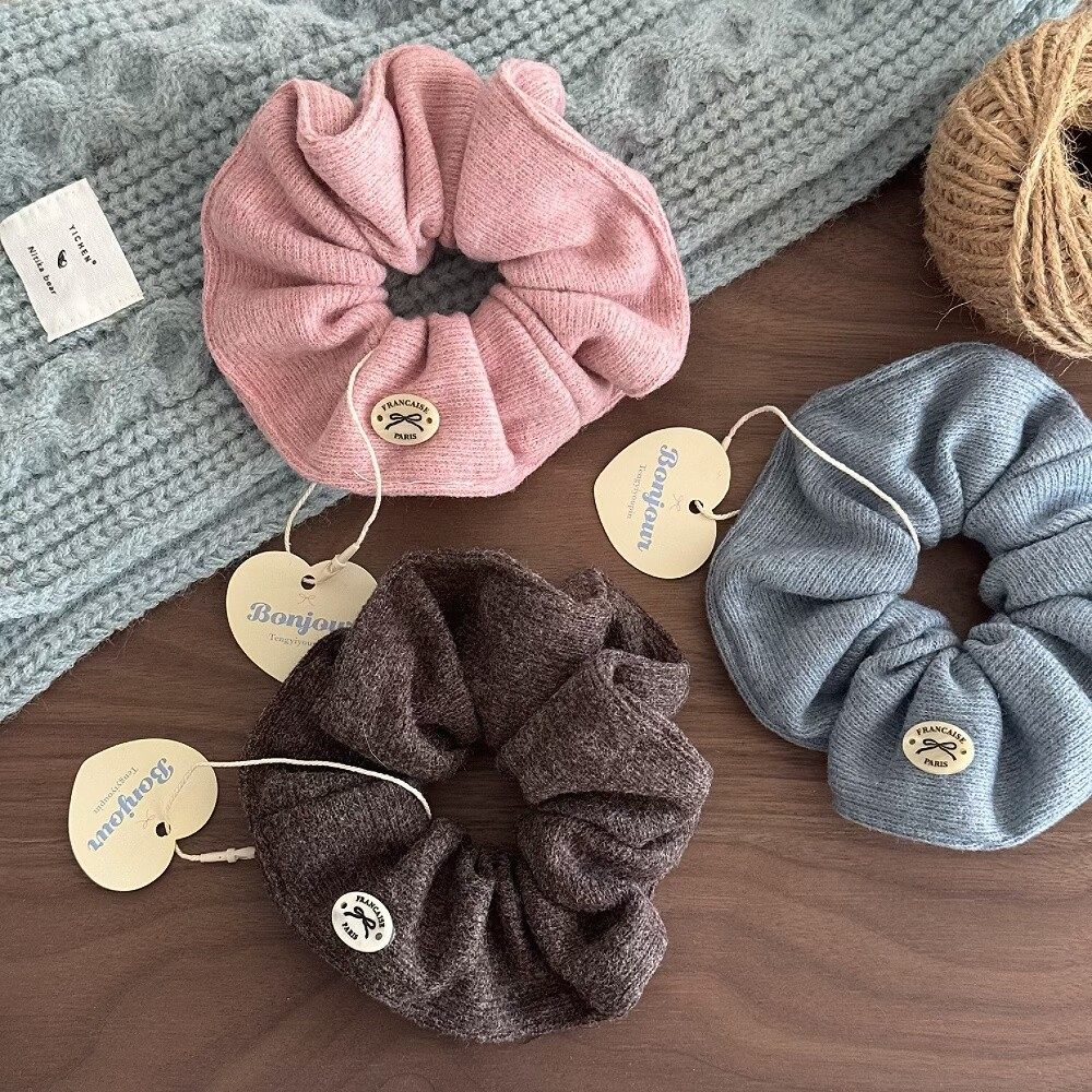 韩少女温柔毛线针织大发圈学生甜美百搭大肠圈女孩粗马尾大号发绳,童装/婴儿装/亲子装,发饰,淘宝优惠券,粉丝福利购,淘宝优惠卷