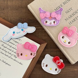 少女刘海发帖可爱KT猫魔术贴女孩不伤发碎发神器儿童库洛米头饰品