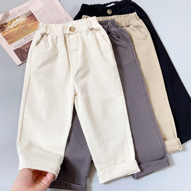 【店主推荐】炒鸡软糯纯棉弹力秋季男童装儿童宝宝工装裤宽松休闲,童装/婴儿装/亲子装,裤子,淘宝优惠券,粉丝福利购,淘宝优惠卷