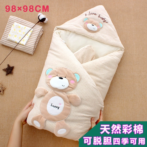 Хлопковое зимнее детское одеяло для новорожденных для младенца, увеличенная толщина