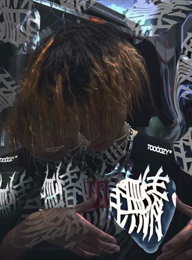 TOOCOZY “无情”男女春夏宽松纯色T恤国潮流休闲情侣街头嘻哈