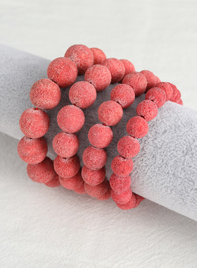 新中式复古天然草珊瑚海藻手串男女款手链 佛珠文玩饰品