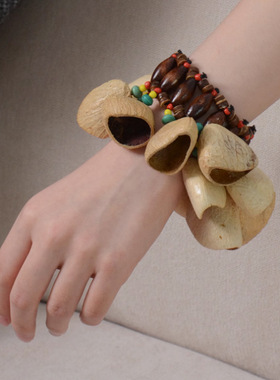 非洲鼓果壳手铃挂件多拉果 腕铃 果壳手铃