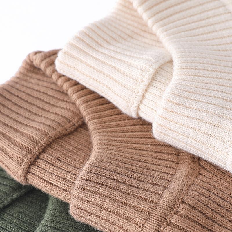 加厚100%纯棉线针织衫女秋冬