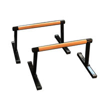 Indoor double-bar steel and wood frame multi-functional single-person household arm flexion and extension push-up frame fitness equipment thumbnail 7