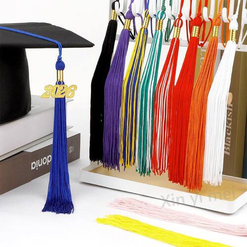 大学生毕业学士帽流苏吊穗红色