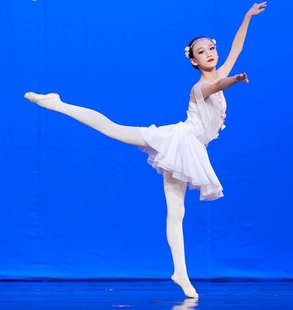 白色丘比特魔符芭蕾舞裙蓝色演出服儿童芭蕾舞剧专业服装高端成人