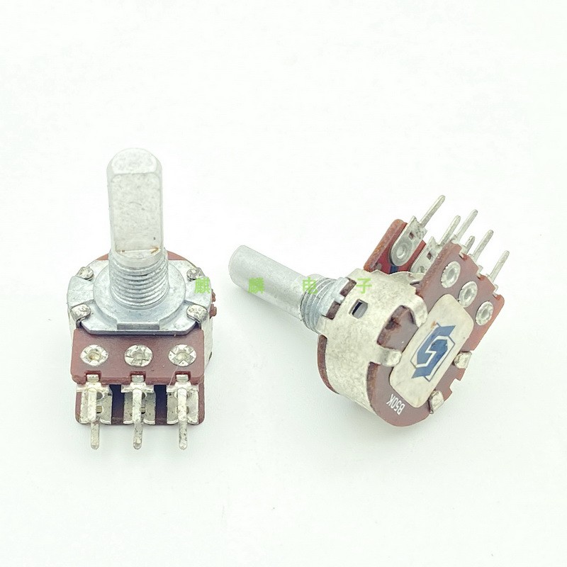 昇威音量电位器B50K带中点20mm轴