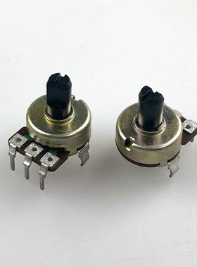 R161型三脚 单联 B50K 电脑音箱功放音响音量高低音调节电位器