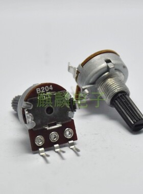 台产HT R161型3脚单联电位器 B200K 轴长20mm 调音调速电位器