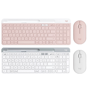 罗技K580无线蓝牙键盘Pebble鹅卵石轻音鼠标家用办公电脑键鼠套装