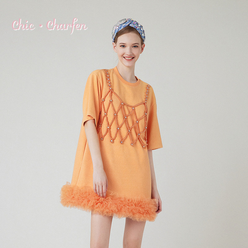 朝峰时尚气质百搭显瘦连衣裙女CFE1C527-5031G拍下接受劝退