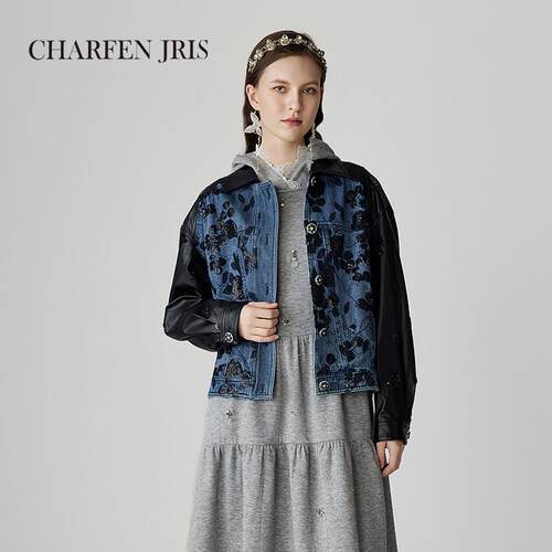 JRIS重工百搭设计感小众绣花外套