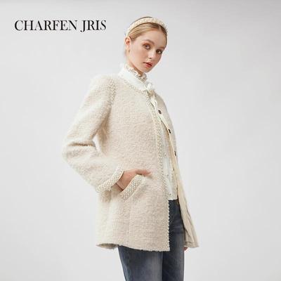 CHARFEN冬季新款时尚圆领小香风