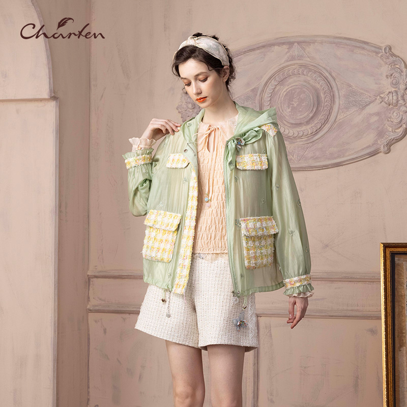 CHARFEN朝峰小香风常规连帽