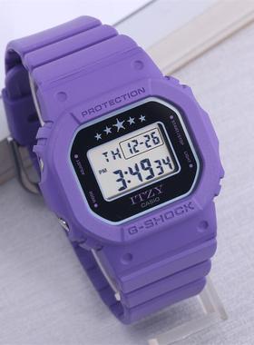 卡西欧ITZY联名 BABYG周年限定方块学生手表女BGD565 GMD-S5610IT