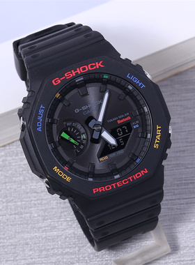 卡西欧GA2100农家橡树手表 GSHOCK太阳能蓝牙学生手表男 GA-B2100