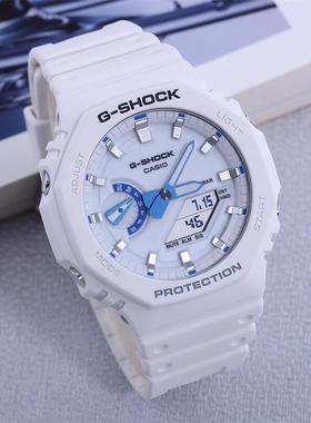 卡西欧GA2100 GSHOCK八角黑武士农家橡树学生手表 GA2110 GA-2100