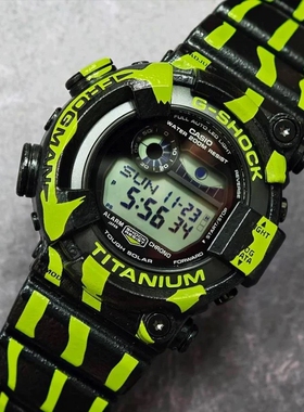 卡西欧40周年限定 GSHOCK七代蛙人毒蛙电波光能蓝牙手表GWF-A1000