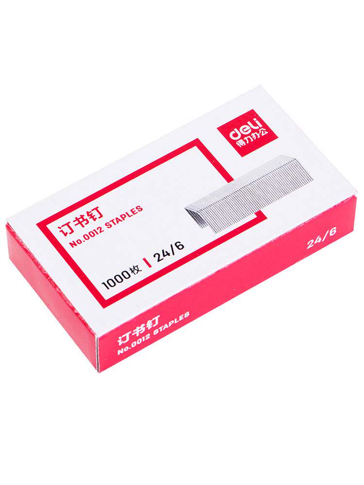델리 25페이지 스테이플 [20박스] 0012 유니버셜 12 12 연중무휴 오피스 문구용 스테이플