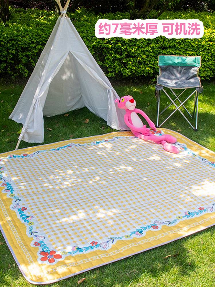 户外加厚野餐垫加大防水牛津布防潮垫宝宝爬行垫野外露营帐篷地垫