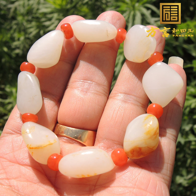 手串无结构和田玉籽料