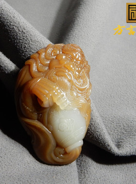 新疆且末红糖老料钟馗纳福把件