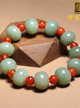 方言和田玉新疆且末料算盘手串