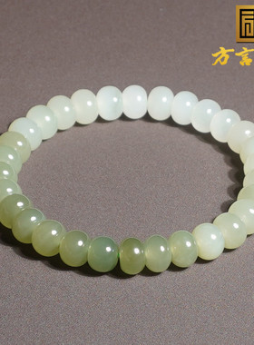 方言和田玉青海料白玉渐变湖水绿