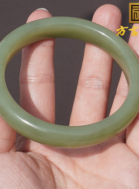 方言和田玉高脂细润青黄口料手镯