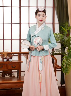 汉月坊涤沦新款高档韩服朝鲜族