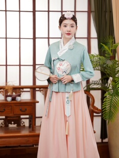 韩服朝鲜女传统延吉日常结婚拍照写真高档古典舞蹈舞台演出服新款