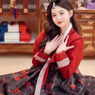 韩服女朝鲜少数民族旅拍延吉公主写真舞台舞蹈表演改良新款演出服