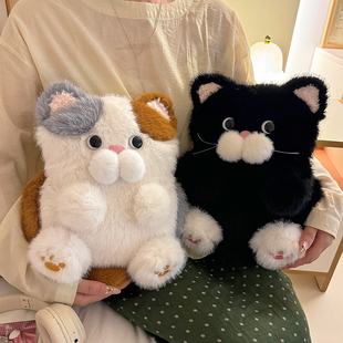 电热宝暖水袋暖手宝 暖宝宝2025新款 可爱猫咪热水袋充电款 防爆正品