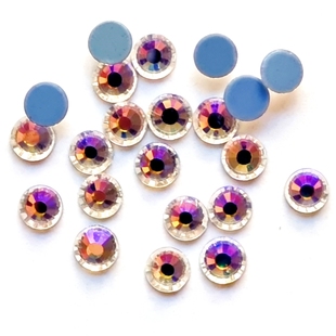 国产平底钻国贸AA级MOONLIGHT月光色美甲DIY夜星空贴钻夜光蓝材料