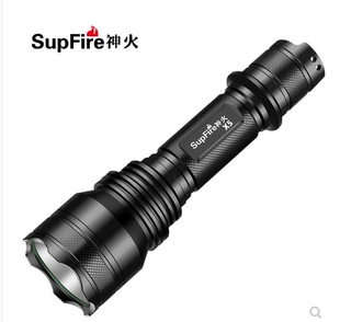 SupFire神火X5 T6强光手电筒多功能可充电特种兵家用户外超亮远射