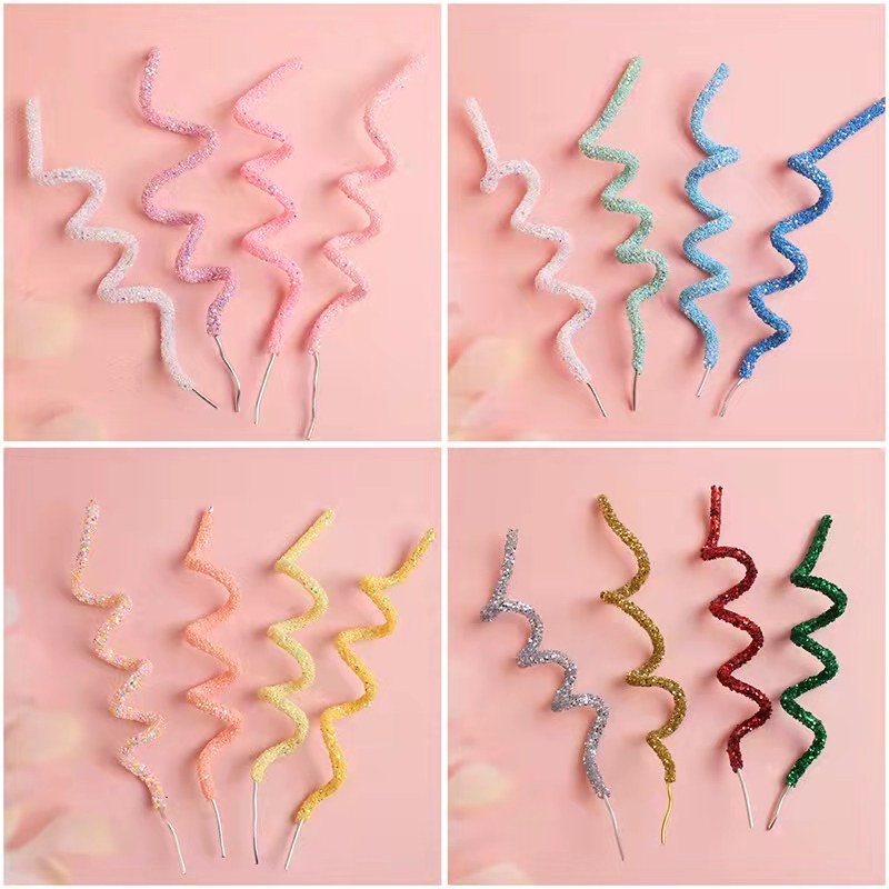 彩条可造型百搭软条生日蛋糕装饰