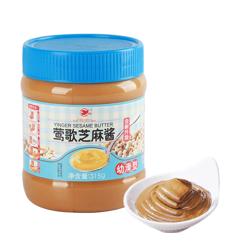 莺歌芝麻花生酱面包酱麻酱315g