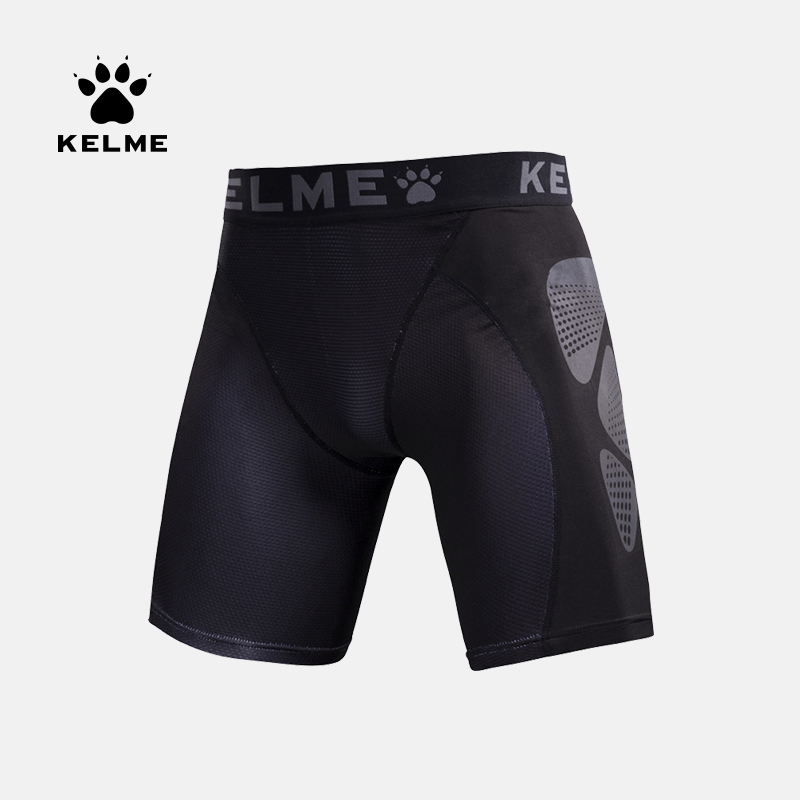 KELME/卡尔美运动内裤男足球训练铲球裤透气紧身裤弹力短裤健身裤