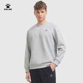 T恤男 运动休闲宽松复古套头圆领情侣长袖 卡尔美正品 卫衣男女同款