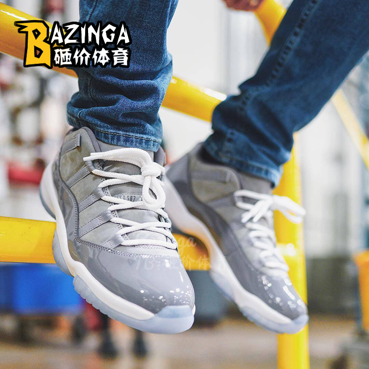 ÔÒ¼ÛÌåÓý Air Jordan 11 Low Cool Grey AJ11¿á»ÒµÍ°ï 528895-003