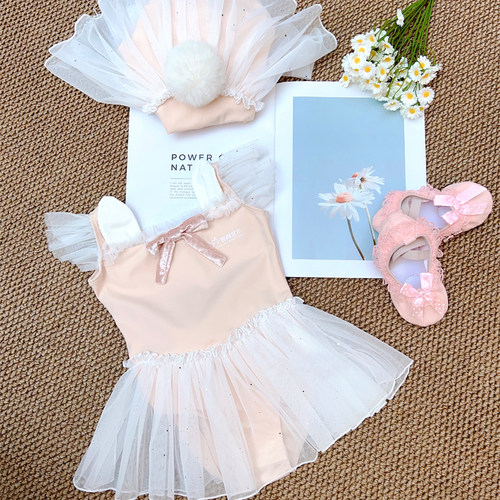 儿童舞蹈服女童艺考吊带练功服