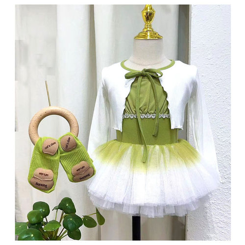 高档小雏菊芭蕾舞夏吊带蓬蓬纱裙