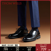 德比鞋 王阳同款 皮鞋 商务正装 男真皮结婚新郎鞋 ThomWills男士