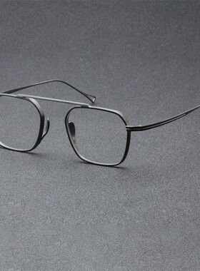 Kame ManNen万年龟新款 圆框日本纯手工眼镜框 近视眼镜KMN9502