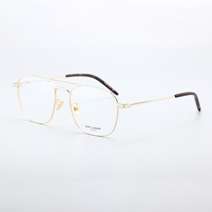 YSL圣罗兰眼镜框双梁飞行员男女近视镜架光学镜素颜百搭SL309OPT