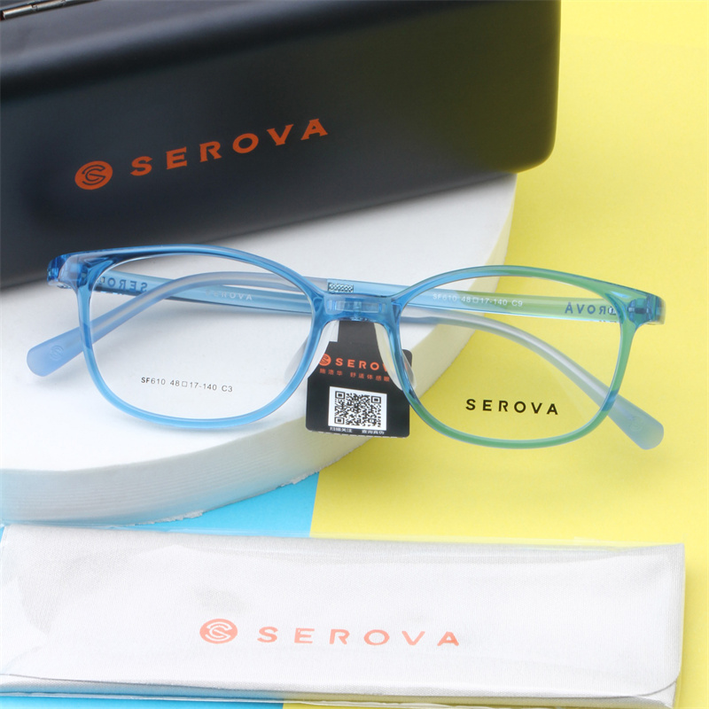 施洛华儿童近视眼镜轻盈TR镜架