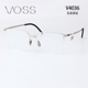 VOSS日本眼镜框超轻钢片近视眼镜架时尚 V4036 眼镜框光学眼镜架