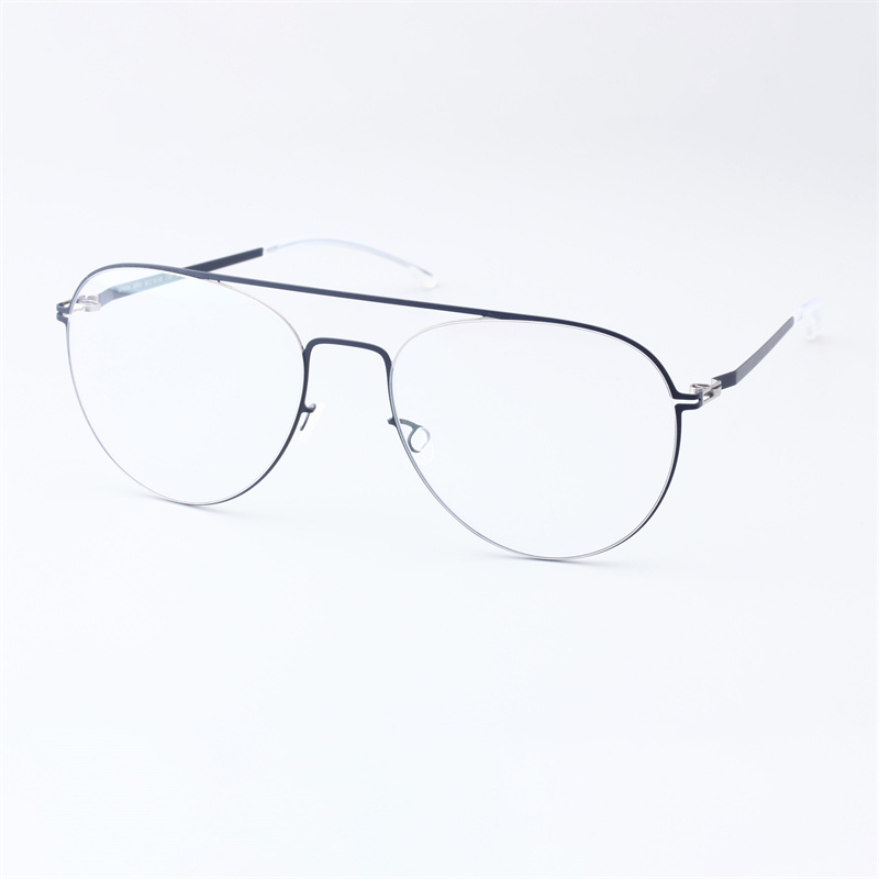 MYKITA男女双梁眼镜是钢德国